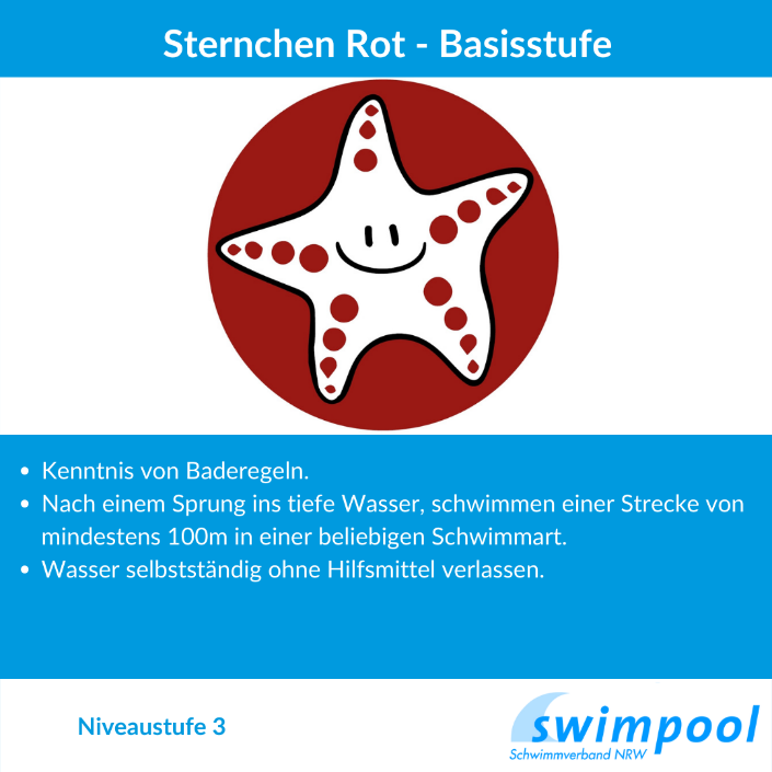 Seesternchen Rot